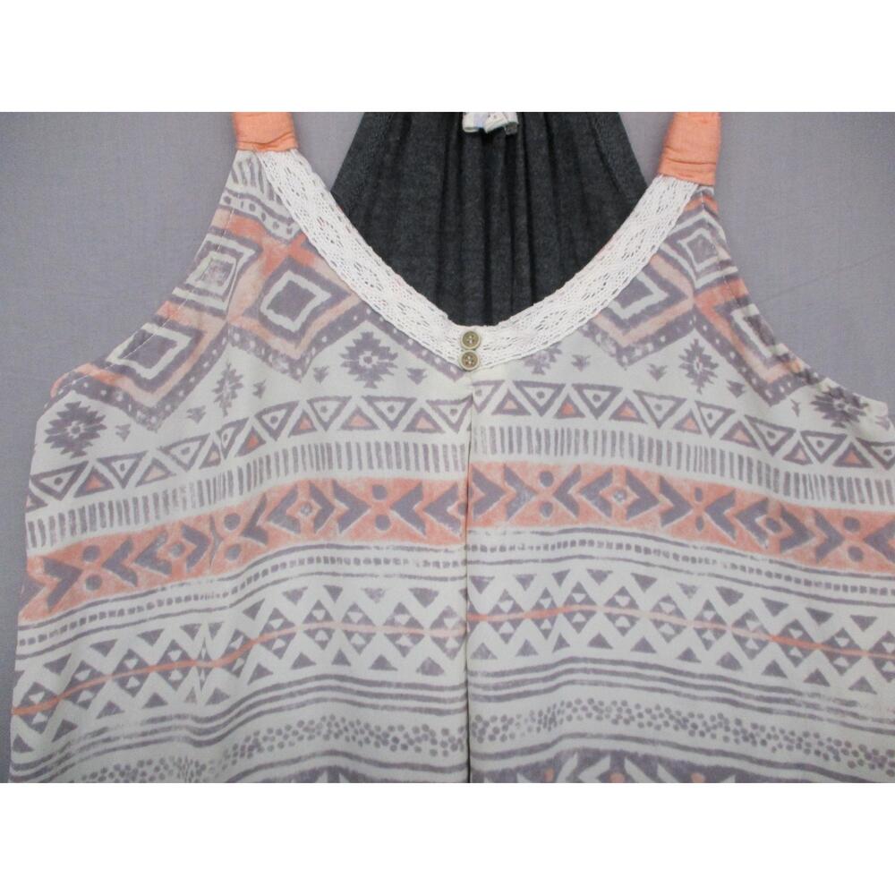 Jolt Multicolor Aztec Trendy Sleeveless Racerback Womens Tank Size Medium - Picture 3 of 10